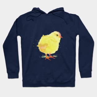 Little Baby Chick - Watercolor Animal Illustration (Spring Collection) Hoodie